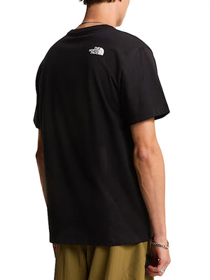 THE NORTH FACE T-Shirt Mountain Logo Relaxed The North Face - Nero