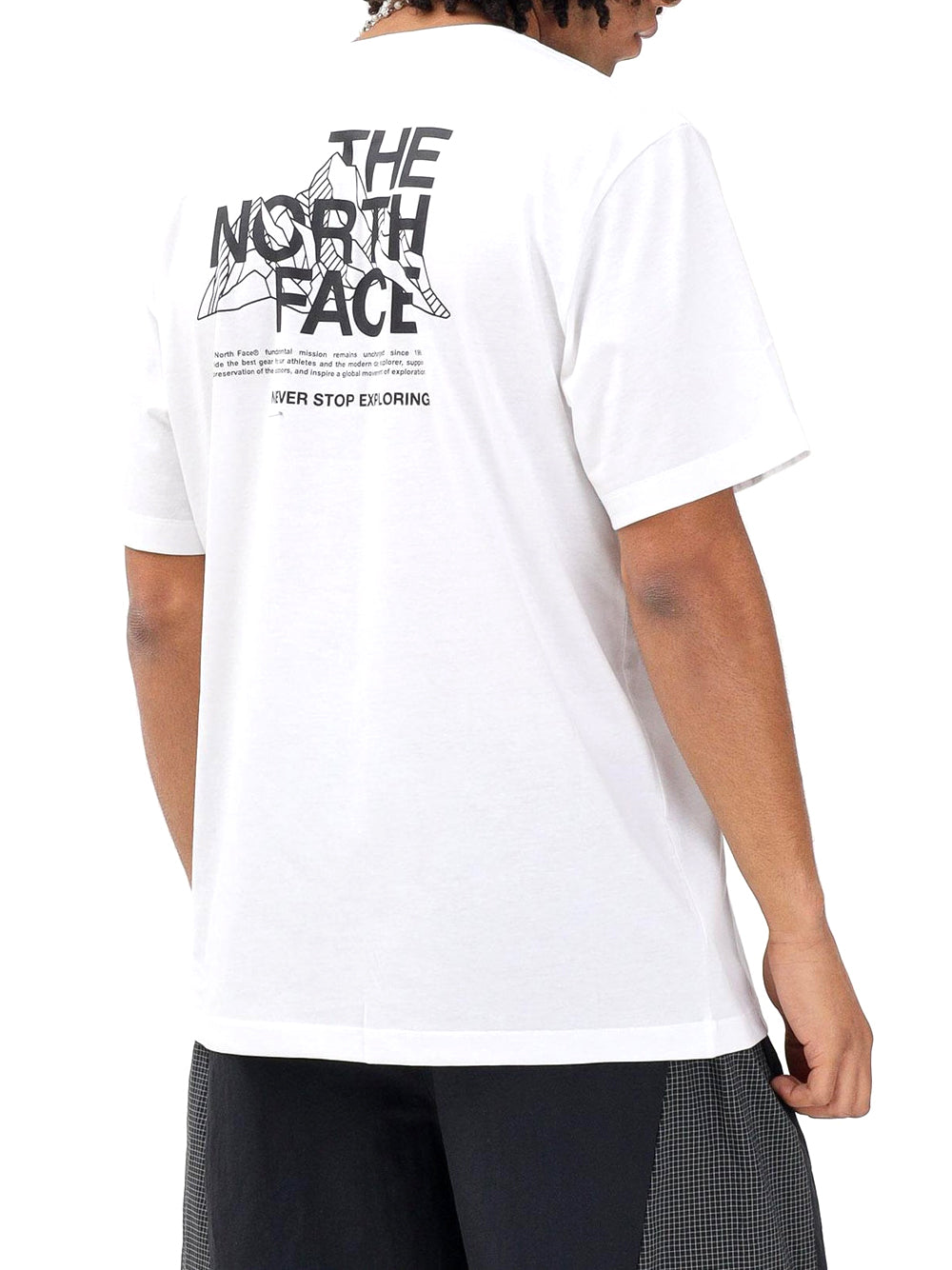 THE NORTH FACE T-Shirt Mountain Sketch Regular Short Sleeve Tnf The North Face - Bianco