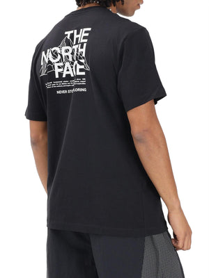 THE NORTH FACE T-Shirt Mountain Sketch Regular The North Face - Nero