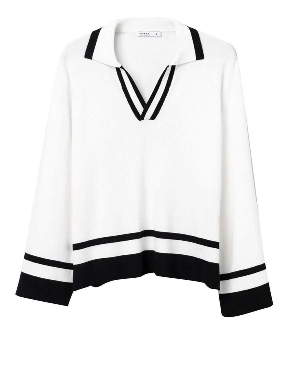 TIFFOSI Maglia Tiffosi Granger - Bianco/Nero