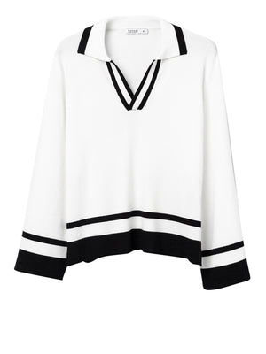 TIFFOSI Maglia Tiffosi Granger - Bianco/Nero