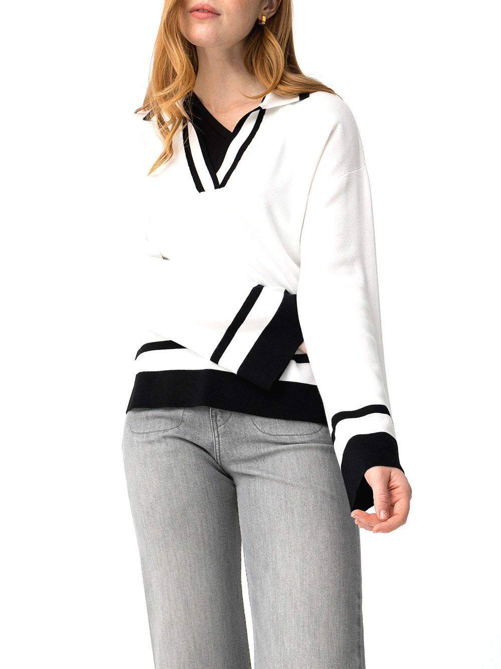 TIFFOSI Maglia Tiffosi Granger - Bianco/Nero