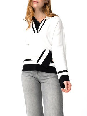 TIFFOSI Maglia Tiffosi Granger - Bianco/Nero