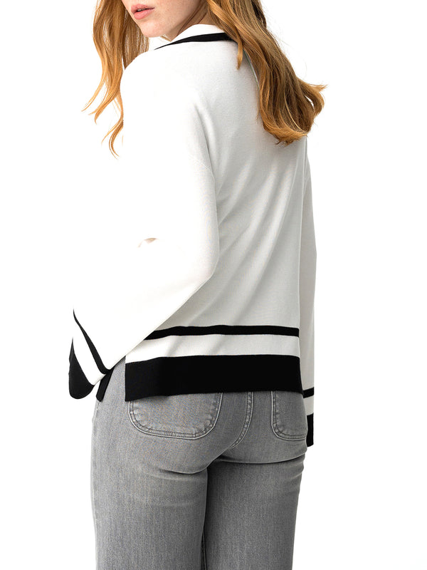 TIFFOSI Maglia Tiffosi Granger - Bianco/Nero