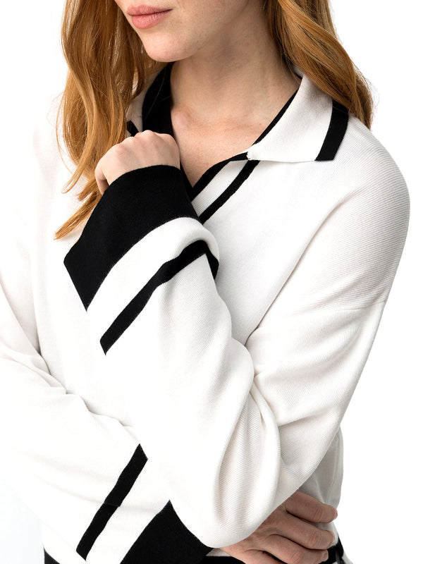 TIFFOSI Maglia Tiffosi Granger - Bianco/Nero