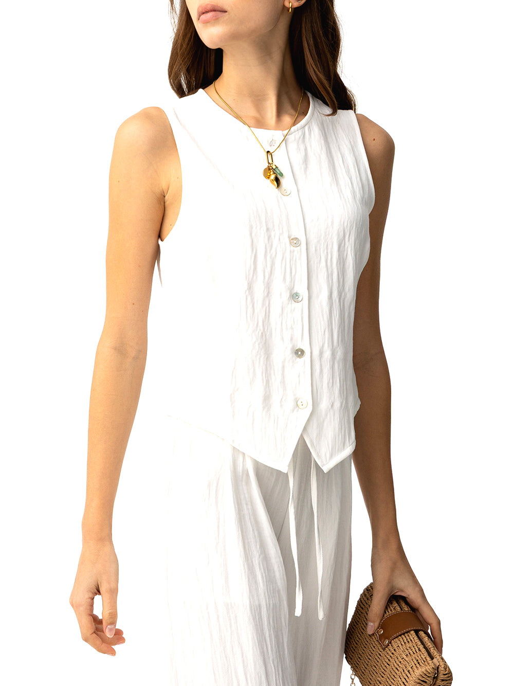 TIFFOSI Gilet Tiffosi Augusta - Bianco