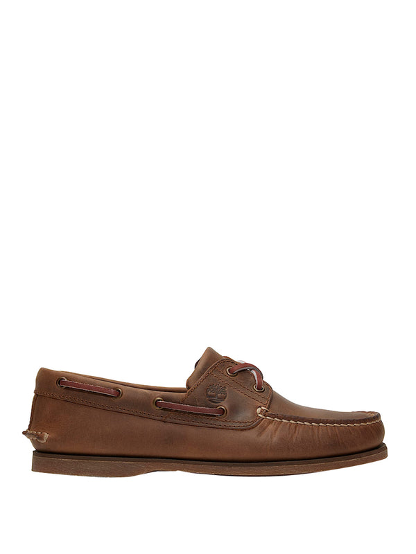 TIMBERLAND Scarpa da Barca Classic Timberland 2-Eye da Uomo in marrone