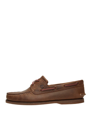 TIMBERLAND Scarpa da Barca Classic Timberland 2-Eye da Uomo in marrone