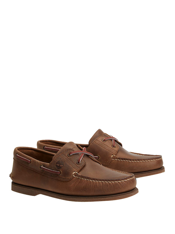 TIMBERLAND Scarpa da Barca Classic Timberland 2-Eye da Uomo in marrone