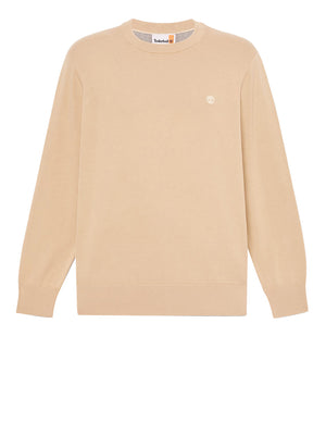 TIMBERLAND Timberland Maglione in Cotone Williams River da Uomo Beige
