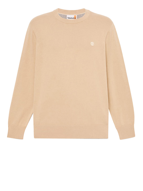 TIMBERLAND Timberland Maglione in Cotone Williams River da Uomo Beige
