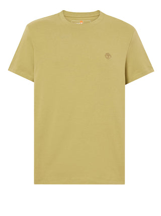 TIMBERLAND T-shirt Timberland a Maniche Corte Dunstan River da Uomo in verde