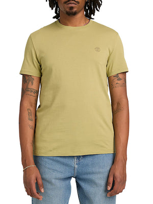 TIMBERLAND T-shirt Timberland a Maniche Corte Dunstan River da Uomo in verde