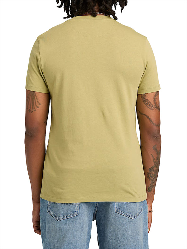 TIMBERLAND T-shirt Timberland a Maniche Corte Dunstan River da Uomo in verde