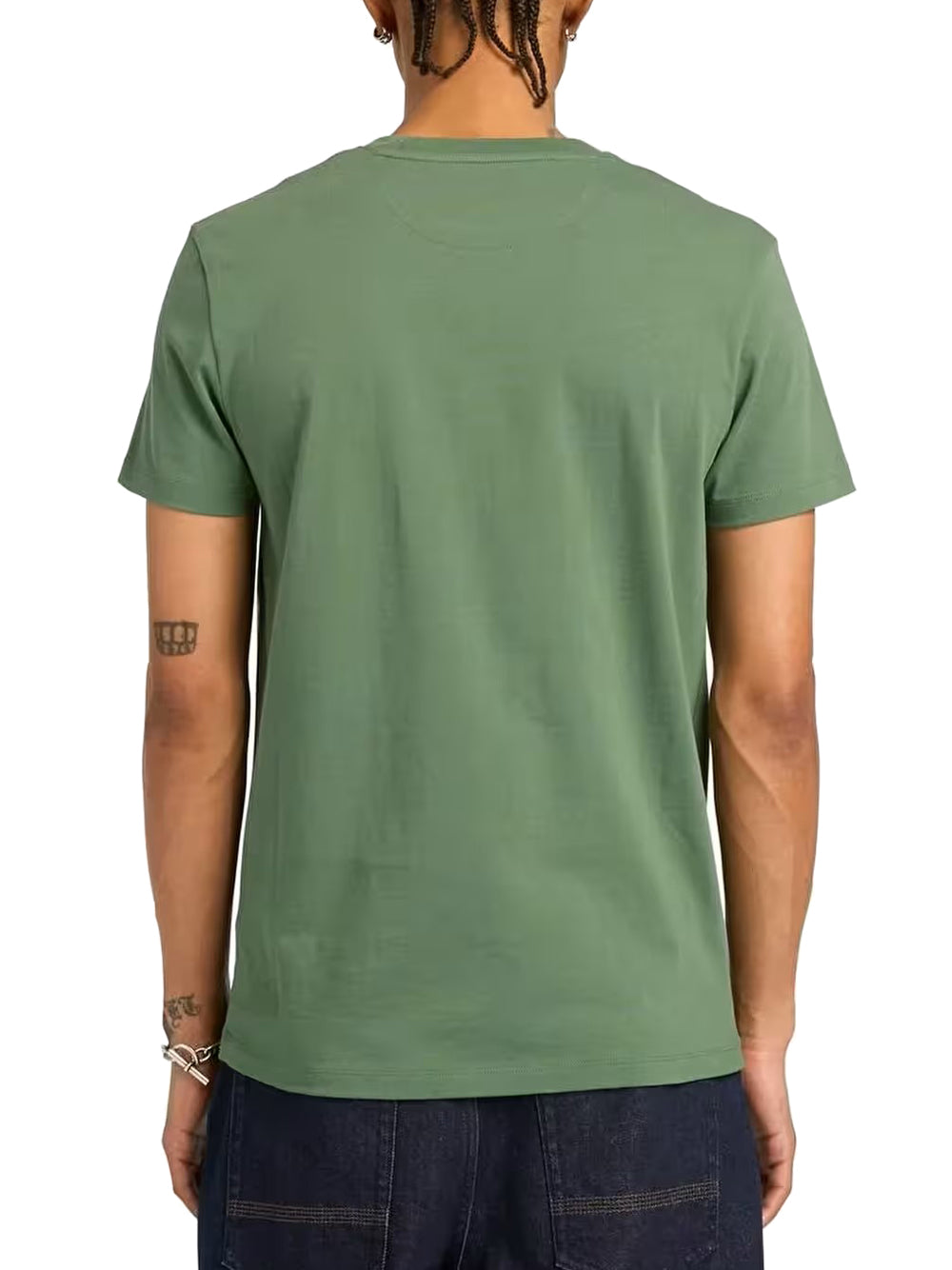 TIMBERLAND T-Shirt Timberland Dunstan River Chest Pocket Short Sleeve Verde