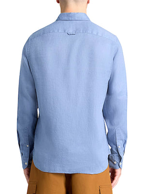 TIMBERLAND Camicia Timberland In Lino Mill Brook - Blu