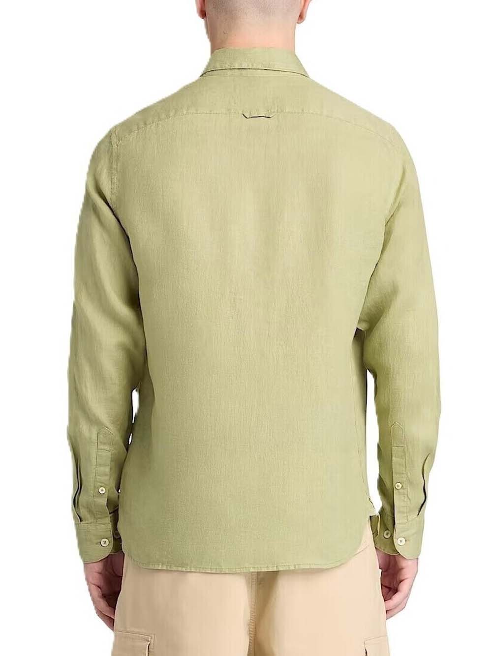 TIMBERLAND Camicia Timberland Logo Ricamato - Verde