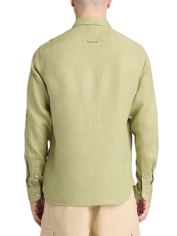 TIMBERLAND Camicia Timberland Logo Ricamato - Verde