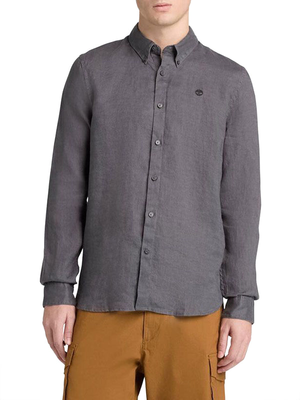 TIMBERLAND Camicia Casual Mill Brook Linen Timberland - Grigio