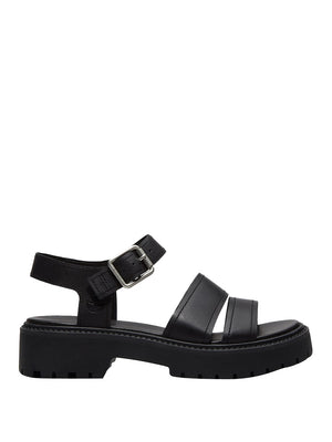 TIMBERLAND Sandalo Timberland con Plateau e Cinturino sul Retro Stone Street da Donna Nero