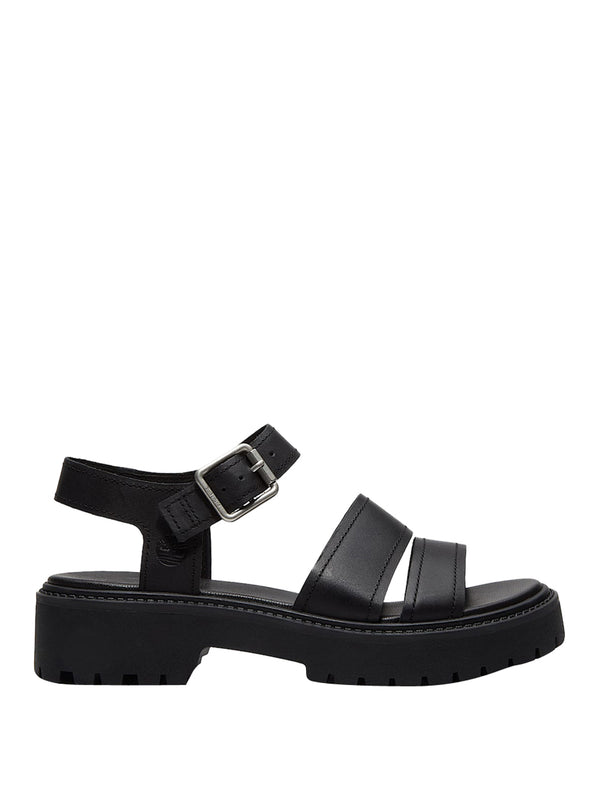 TIMBERLAND Sandalo Timberland con Plateau e Cinturino sul Retro Stone Street da Donna Nero