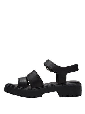 TIMBERLAND Sandalo Timberland con Plateau e Cinturino sul Retro Stone Street da Donna Nero