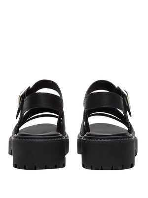 TIMBERLAND Sandalo Timberland con Plateau e Cinturino sul Retro Stone Street da Donna Nero