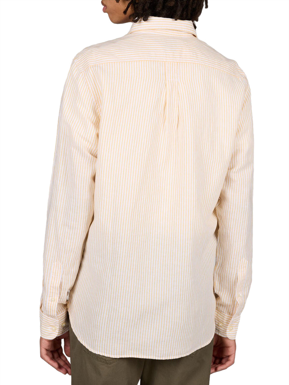 TIMBERLAND Camicia Timberland Mill Brook Linen Striped Regular - Bianco Giallo