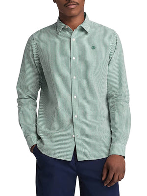 TIMBERLAND Camicia Ls Seersucker Striped Timberland - Verde
