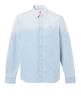 TIMBERLAND Camicia Timberland in Denim da Uomo in blu chiaro