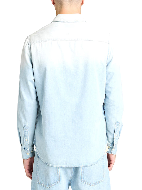 TIMBERLAND Camicia Timberland in Denim da Uomo in blu chiaro