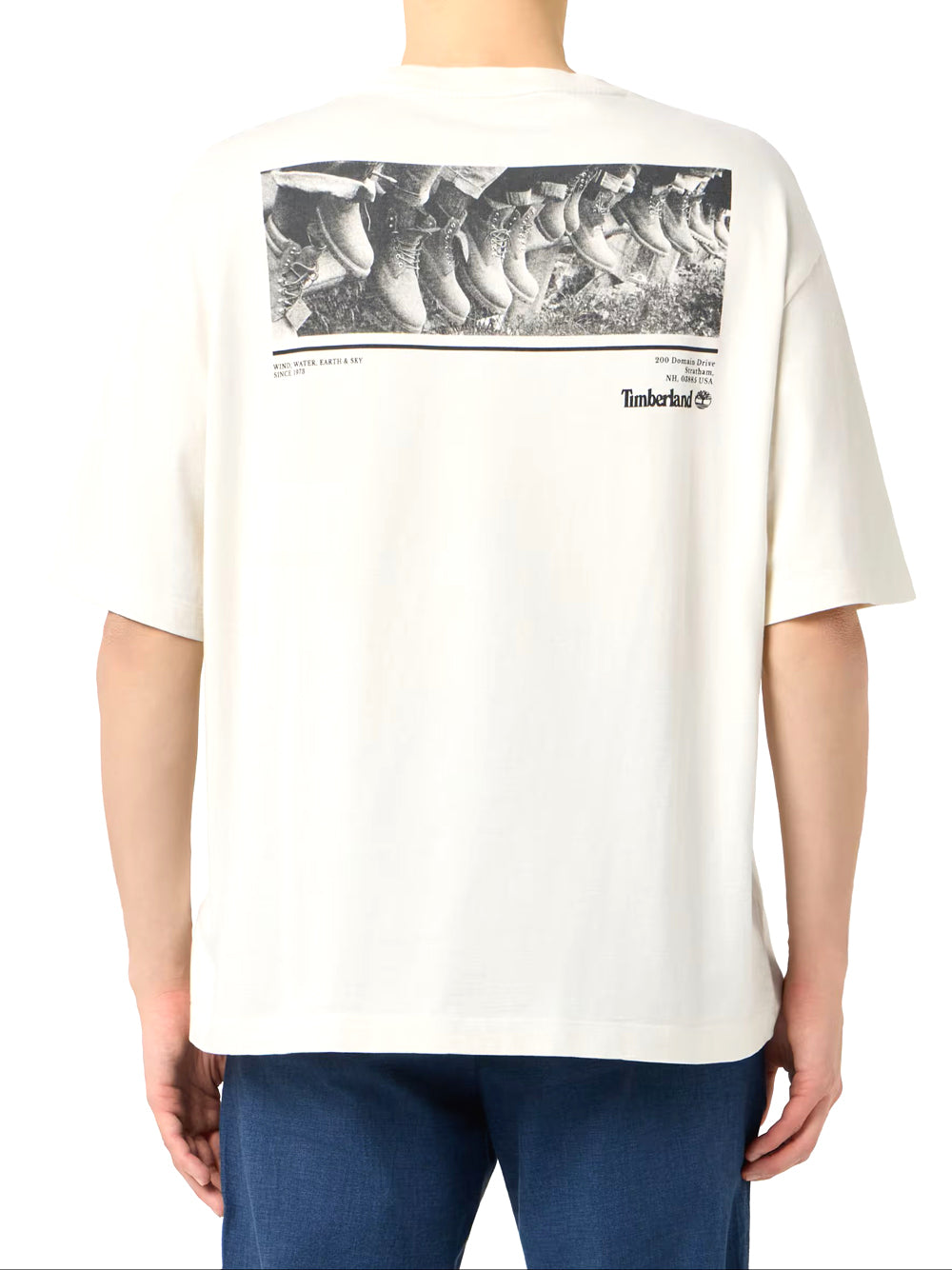 TIMBERLAND T-shirt Timberland "Archive Boot" All Gender - Bianco