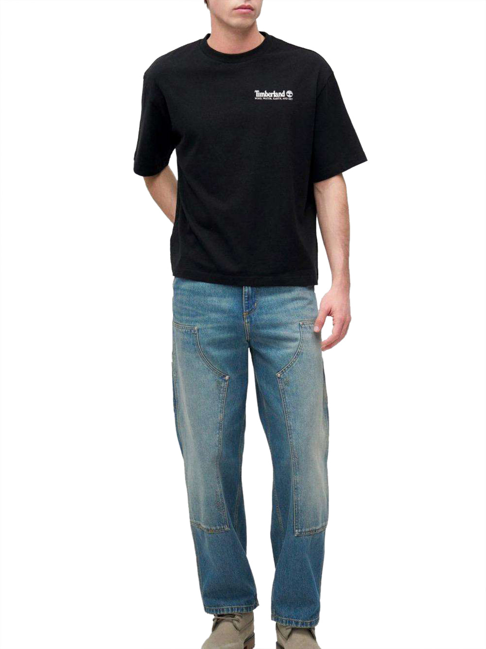 TIMBERLAND T-Shirt Timberland Outdoor Photo Back Graphic Tee - Nero