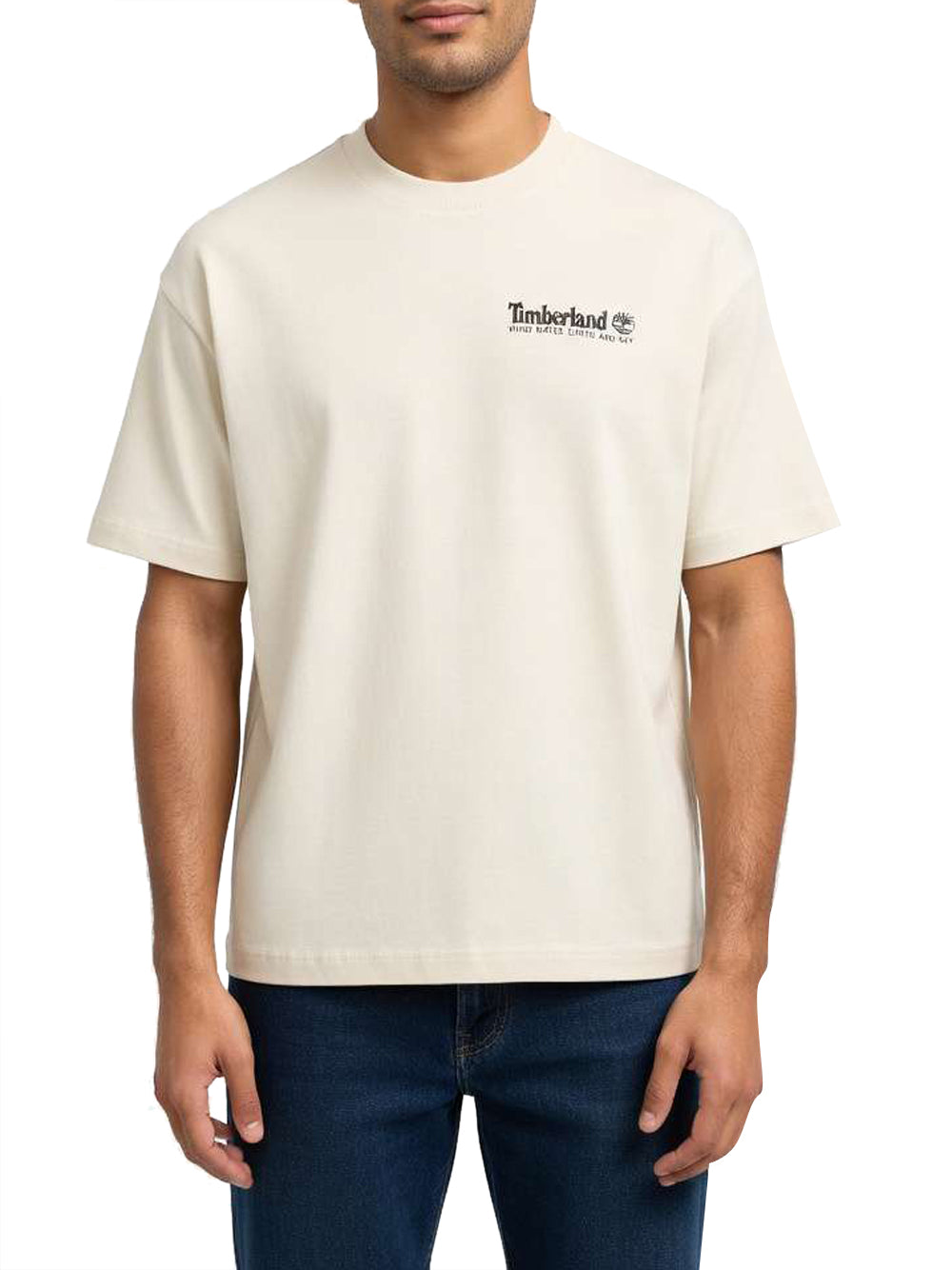 TIMBERLAND T-Shirt Timberland Outdoor Photo Back Graphic Tee - Beige