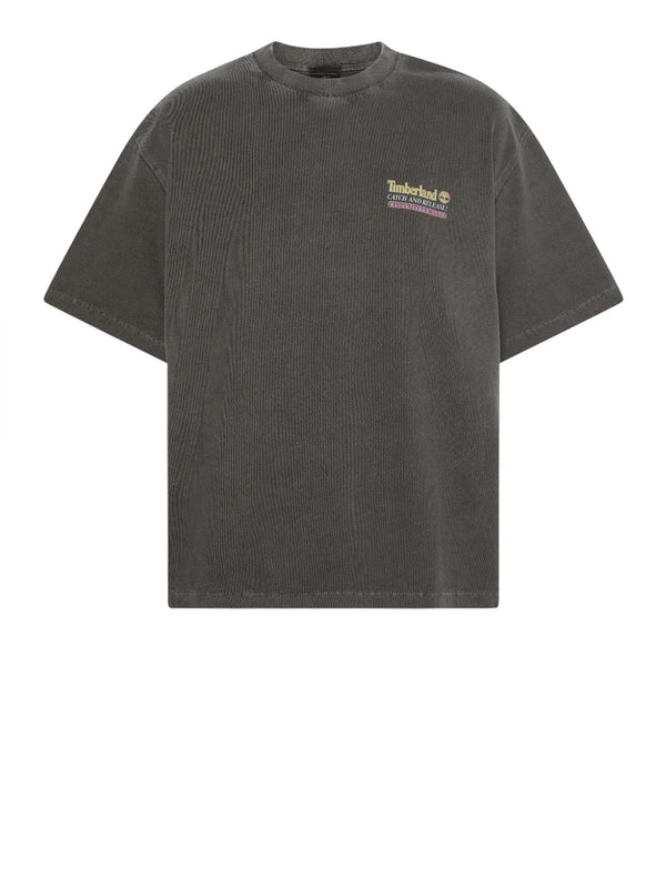 TIMBERLAND T-Shirt Timberland Fly Fishing Graphic Tee - Grigio