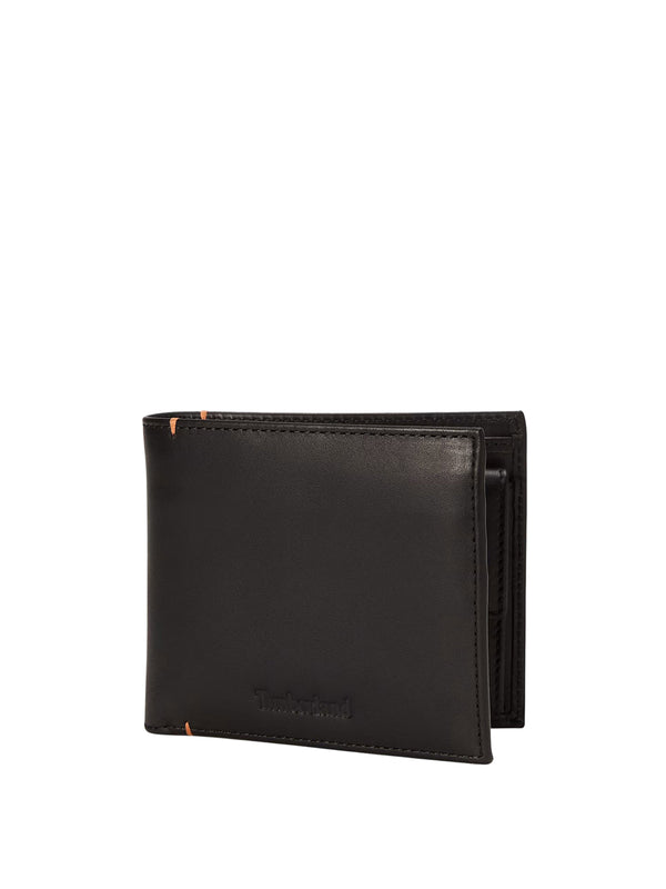 TIMBERLAND Portafoglio Riverton Leather Bi-Fold Coin Timberland - Nero