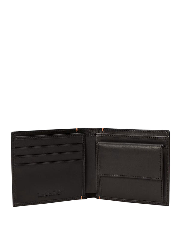 TIMBERLAND Portafoglio Riverton Leather Bi-Fold Coin Timberland - Nero