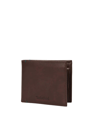 TIMBERLAND Portafoglio Riverton Leather Bi-Fold Coin Timberland - Marrone