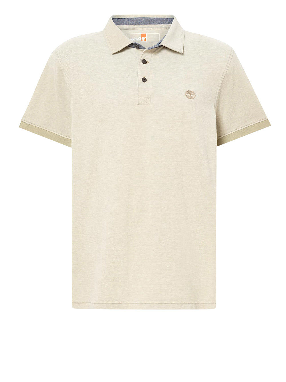 TIMBERLAND Timberland Polo Oxford a Maniche Corte Baboosic Brook da Uomo in Beige