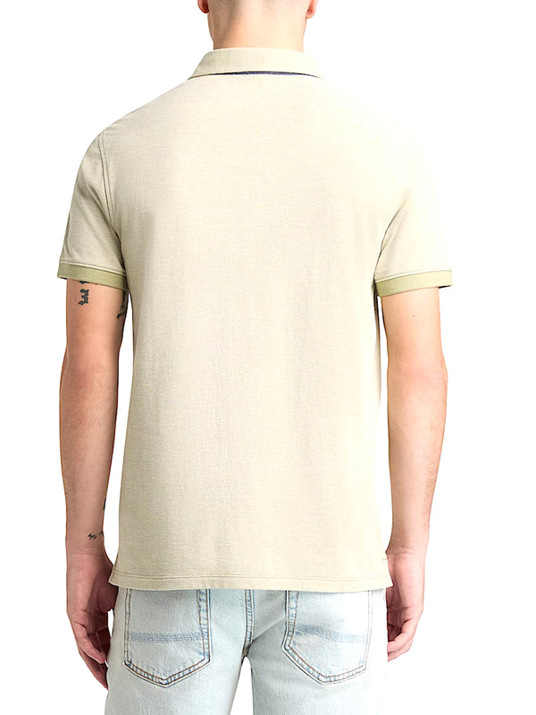 TIMBERLAND Timberland Polo Oxford a Maniche Corte Baboosic Brook da Uomo in Beige