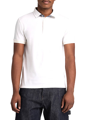 TIMBERLAND Timberland Polo Oxford a Maniche Corte Baboosic Brook da Uomo White