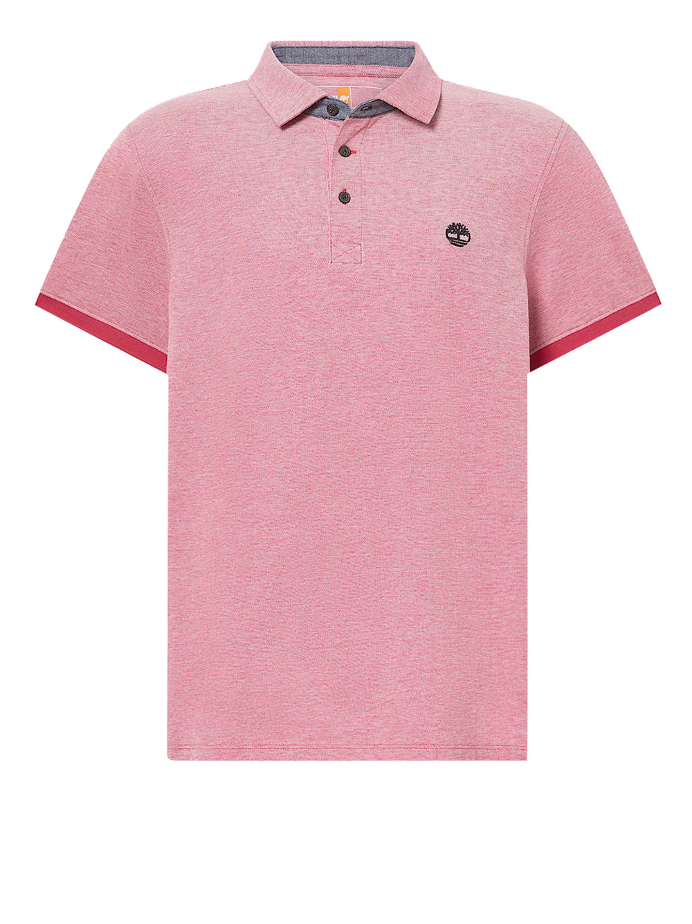 TIMBERLAND Polo Oxford Tmberland a Maniche Corte Baboosic Brook da Uomo in rosso