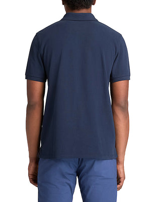 TIMBERLAND Timberland Polo in Piqué a Maniche Corte Millers River da Uomo in blu scuro