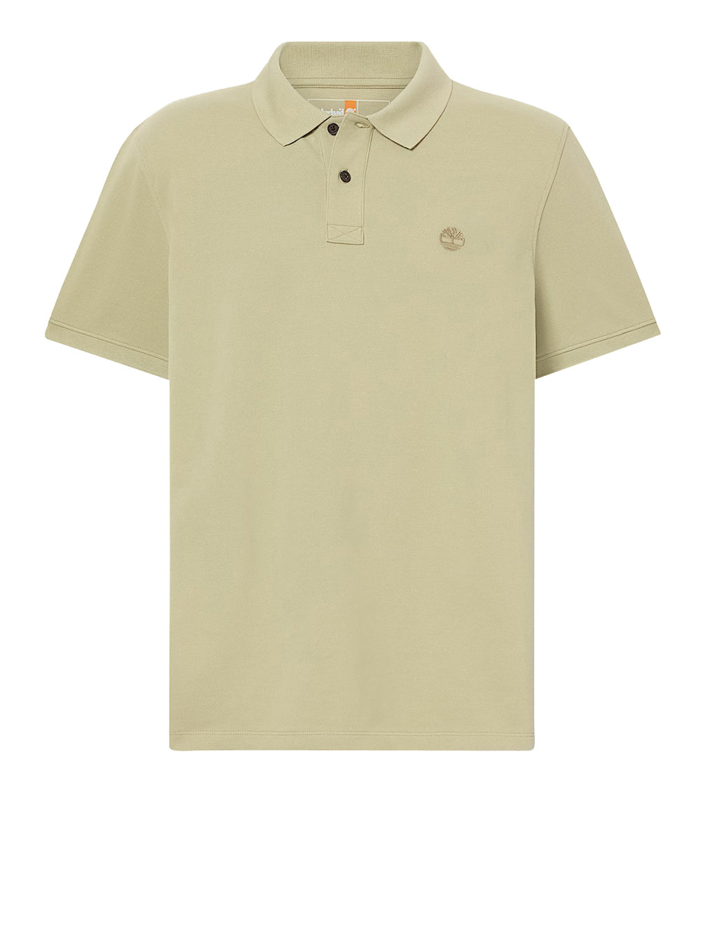 TIMBERLAND Polo Timberland in Piqué a Maniche Corte Millers River da Uomo in verde