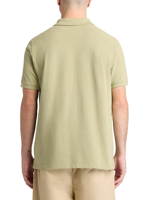 TIMBERLAND Polo Timberland in Piqué a Maniche Corte Millers River da Uomo in verde