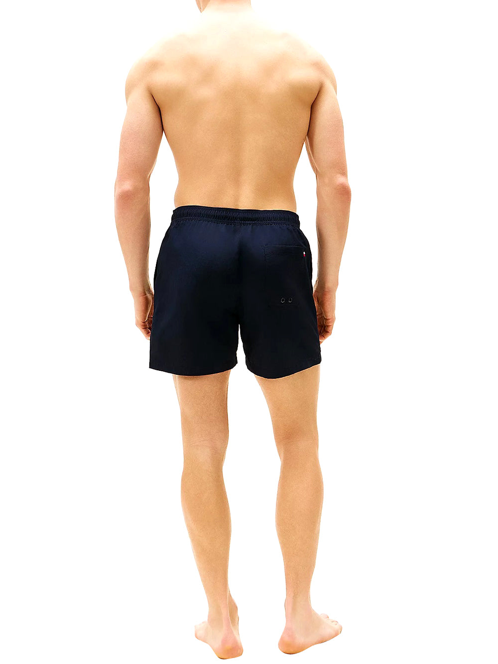 TOMMY BEACHWEAR Costume Tommy Beachwear Media Lunghezza Con Ricamo - Navy