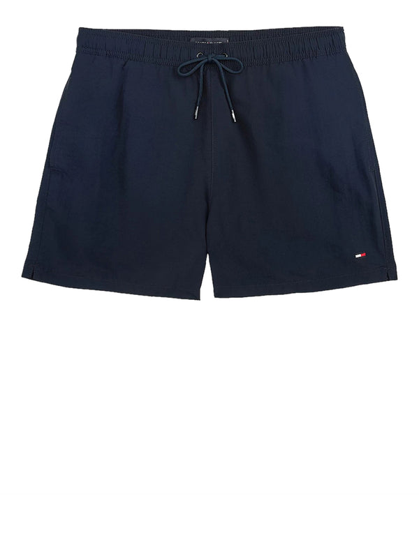 TOMMY BEACHWEAR Costume Tommy Beachwear Media Lunghezza Con Ricamo - Navy