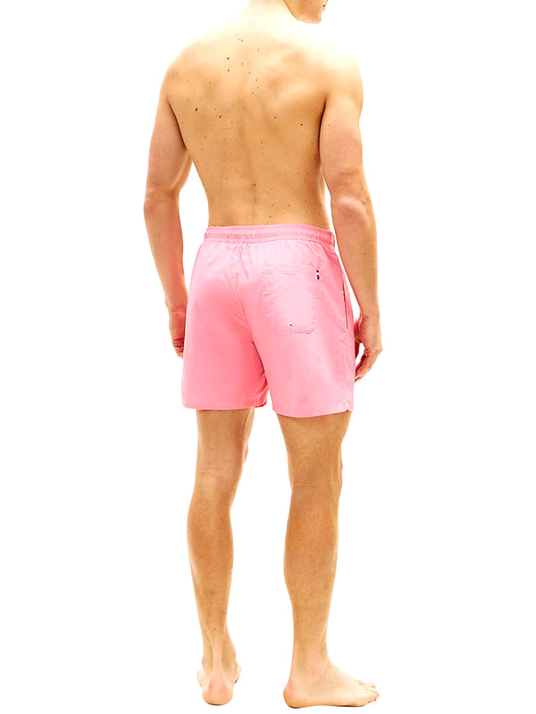 TOMMY BEACHWEAR Costume Tommy Beachwear Media Lunghezza Con Ricamo - Rosa