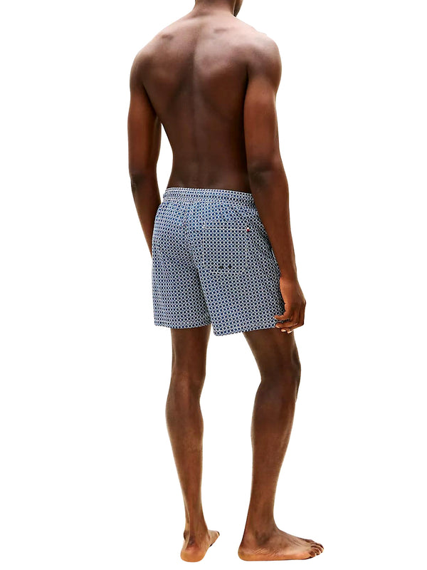 TOMMY BEACHWEAR Costume Tommy Beachwear Media Lunghezza Con Stampa - Blu
