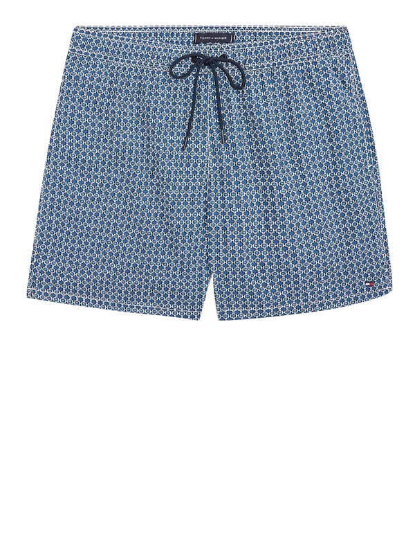 TOMMY BEACHWEAR Costume Tommy Beachwear Media Lunghezza Con Stampa - Blu